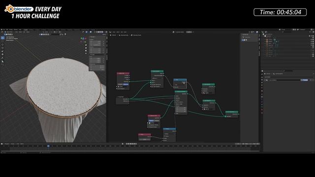 Procedural Cross-Stitch with Geometry Nodes - Blender Every Day #318 смотреть онлайн