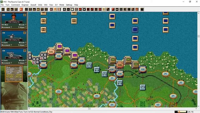 Thinking Of Playing: Panzer Campaigns - Normandy '44 - Race to Caen - 4 смотреть онлайн