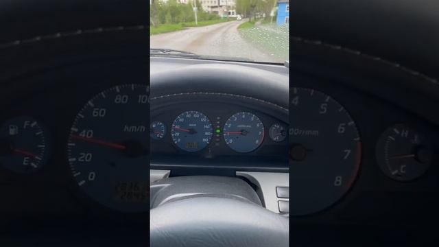 Работа вариатора Jatco Nissan Serena PC24 SR20DE (город)