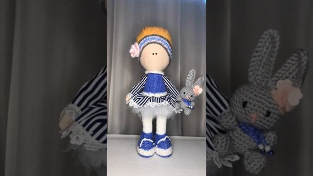 Интерьерные куклы, зайчик / Interior doll / インテリア人形 / 室内娃娃 смотреть онлайн