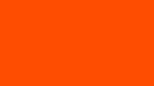 Pure RGB / 1 Hour / Color LED Background / FF4D00 / 019 / THE RGB PROJECT