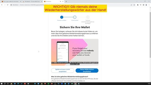 MetaMask in Chrome installieren Anleitung | SUN Minimeal Coin смотреть онлайн