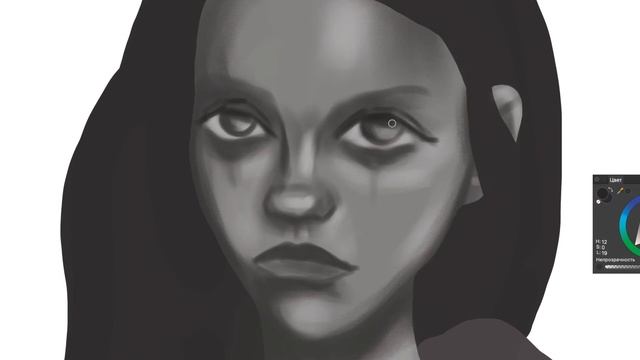 Портреты/ процесс рисования лиц смотреть онлайн