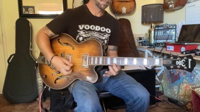 Sound demo Ibanez AF55 custom смотреть онлайн