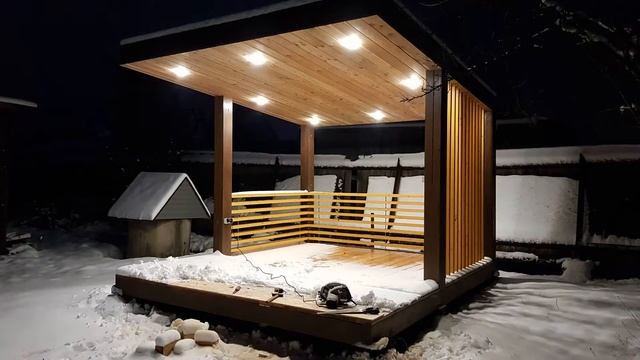 Современная беседка 3х4 смотреть онлайн