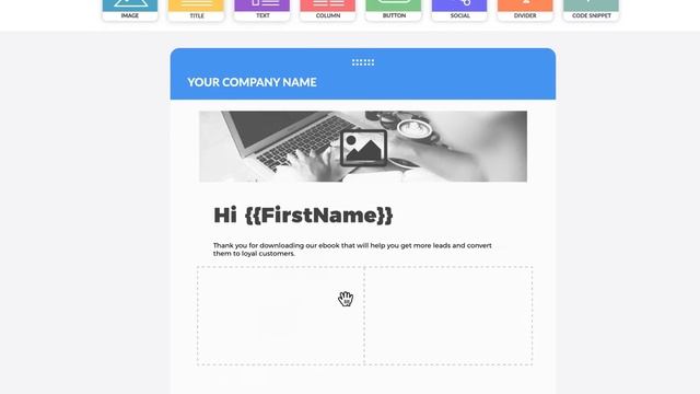 Drag and Drop Email Editor смотреть онлайн