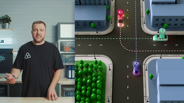 Курс ПДД – Проезд перекрестков // нерегулируемый перекресток, помеха справа смотреть онлайн