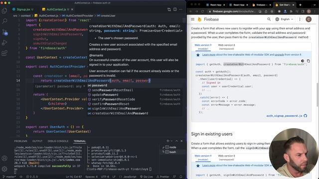 React Firebase Authentication - Protected Routes - Context - (Firebase v9) ? смотреть онлайн