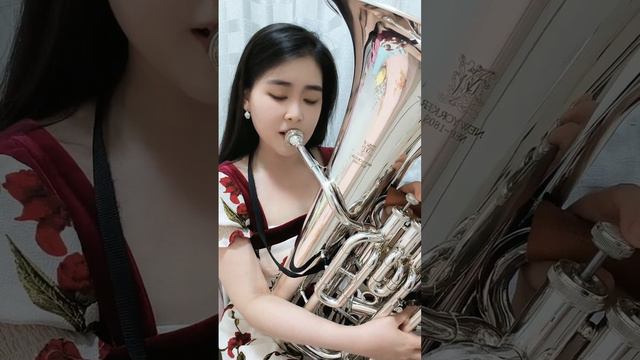 Euphonium performance——Chrysanthemum terrace #music #euphonium #baritone смотреть онлайн