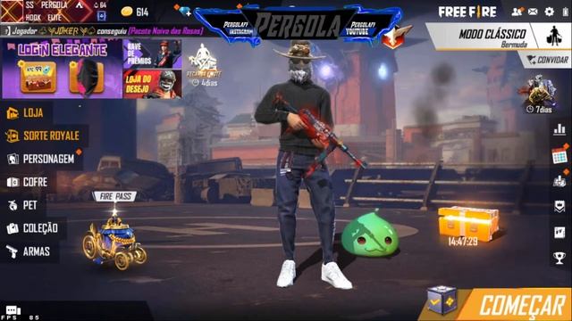 ? FREE FIRE AO VIVO - SS PERGOLA ? 4X4 APOSTADO BROTAAA смотреть онлайн
