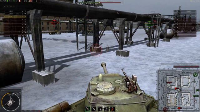 Ground War Tanks. КВ-1С и "удачный побее" )) смотреть онлайн