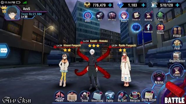 Update Tokyo Ghoul Dark War 1.1.4 and lucky draw Touka Rabbit смотреть онлайн