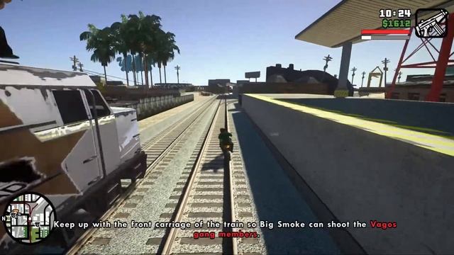 GTA San Andreas Modded play through | Mission #9: Wrong side of the Tracks | Low End PC смотреть онлайн