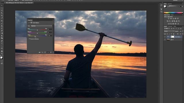 Let's Photoshop! Episode 4: How to use Color Balance to make your photo pop! смотреть онлайн