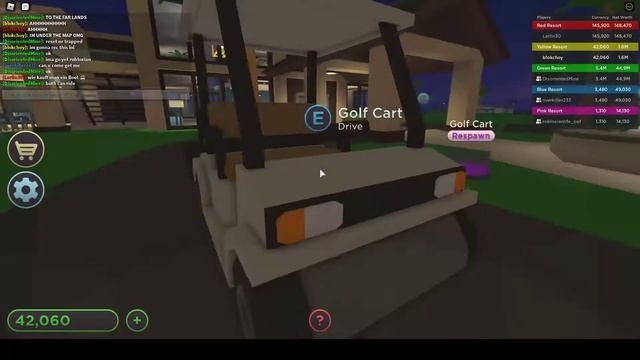 TROPICAL RESORT TYCOON GOLF CART FLYING GLITCH смотреть онлайн