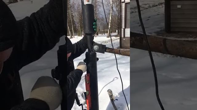 Установка винтовых свай смотреть онлайн