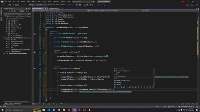 Stride tutorial | C# intermediate #7 | Animations basics смотреть онлайн