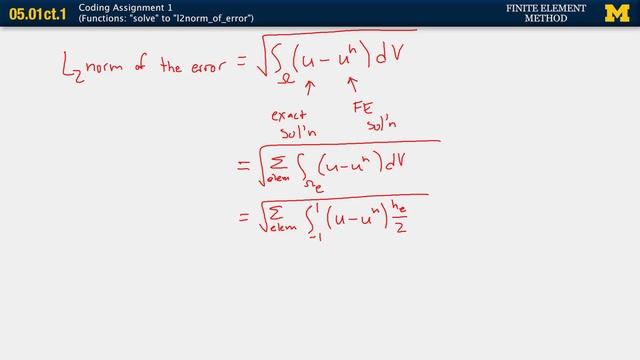 05.01ct. 1. Coding Assignment 1 (Functions: "solve" to "I2norm_of_error") смотреть онлайн