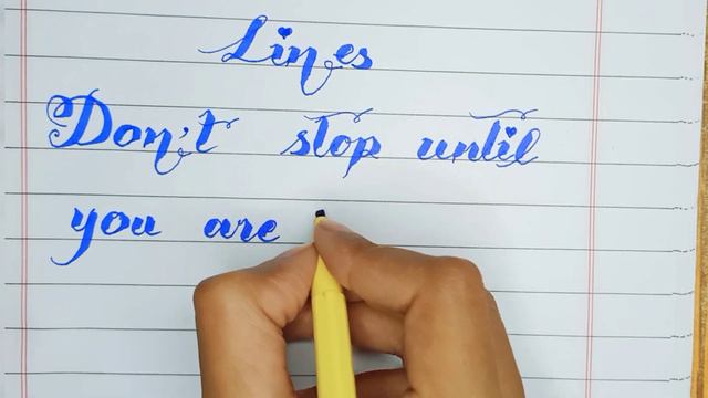 English calligraphy Lesson 19 How to write using Cut marker Best Paper Presentation for Board Exams смотреть онлайн