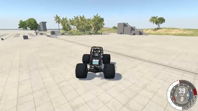 BeamNG.Drive Monster Jam; Grid Map is Best Map смотреть онлайн