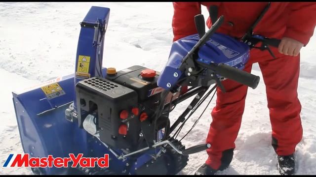 Гусеничные снегоуборщики MasterYard тест драйв