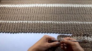 Ннур "Промтекс". Вязаная накидка на кресло или диван,часть 1.