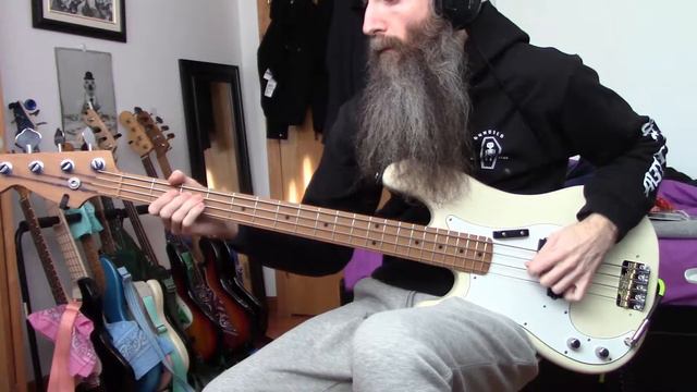ISOLATED BASS TRACK for The Band - Christmas Must Be Tonight (bass cover) смотреть онлайн