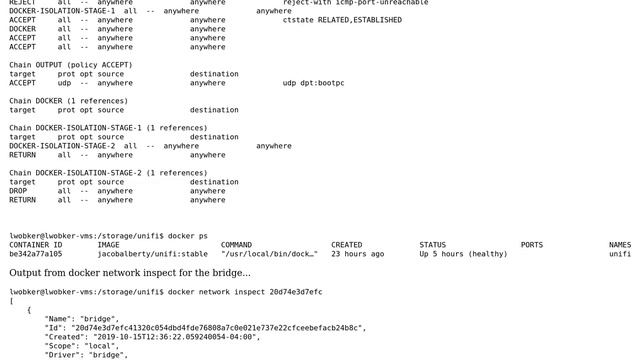 docker container install breaks DHCP for machines behind existing bridge interface on that machine смотреть онлайн