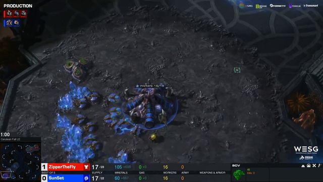 WESG Ukraine Qualifier #2 - Ro4 Match 2: Sunset (Z) vs ZipperTheFly (T) смотреть онлайн