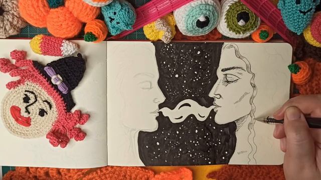 Inktober 2021 DAY 10 HALLOWEEN SPOOKTOBER EDITION by Christi Petaloti смотреть онлайн