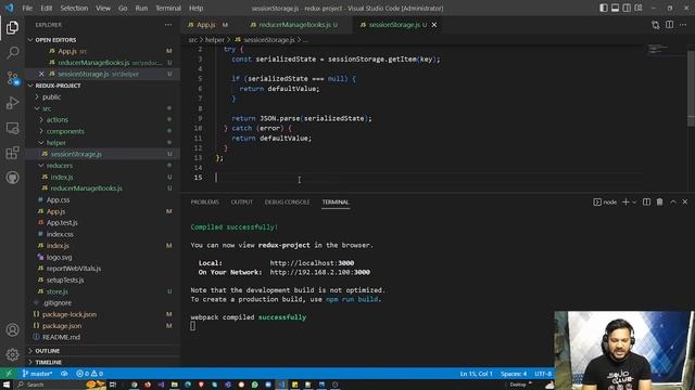 Session Storage in Redux using React JS | Session Storage | React JS Tutorial (full course) - #68 смотреть онлайн