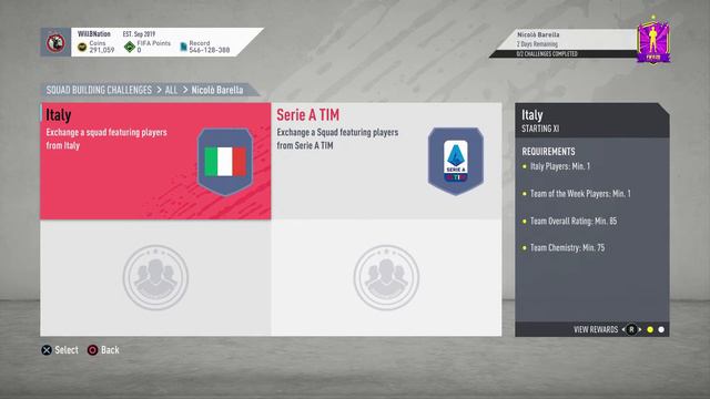 Future Stars FIFA 20 FUT20 Nicolo Barella SBC!!! смотреть онлайн