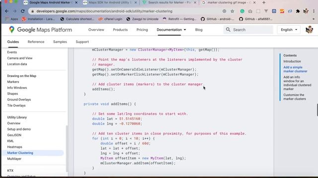 7. Integrating Marker Clustering to Google Map смотреть онлайн