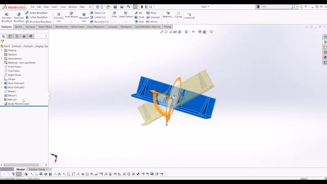 Solidworks 3D Modelling- How To Rotate A Part In Solidworks смотреть онлайн