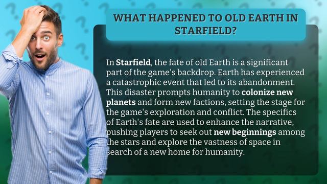 What happened to old Earth in Starfield? смотреть онлайн