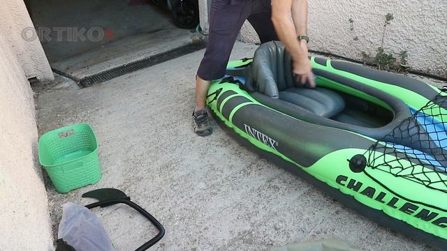 Intex Challenger K1 Kayak Unboxing Setup and Long Sea Trip With Fishing смотреть онлайн