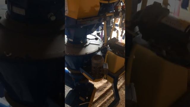 Протравливатель семян ПС-20 Ремком в работе