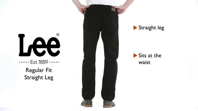 Lee Jeans - Regular Fit Straight Leg Jean смотреть онлайн