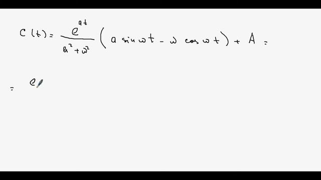 Уравнение силы переменного тока в цепи RLE смотреть онлайн