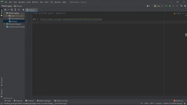 Python Web Scraping with Selenium | ep 1 смотреть онлайн