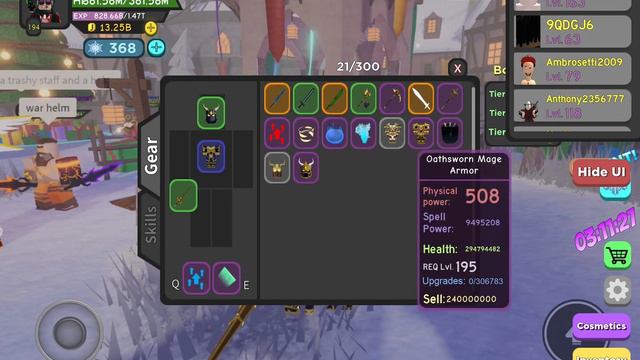 Dungeon Quest Christmas Update | Trying to Get Gingerbread Cosmetic| | New Purple 195 Set?? смотреть онлайн