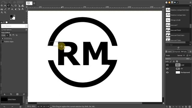 Gimp Tutorial:How to Text Logo Design In Gimp 2.10 #viralvideo#logodesign#textlogo смотреть онлайн