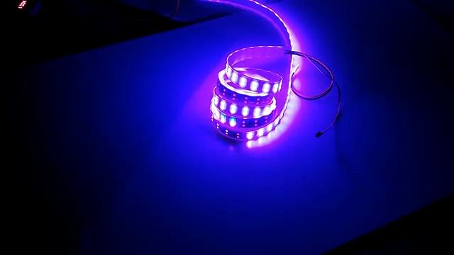 5050 Full Color Change LED Double line flexible strip смотреть онлайн