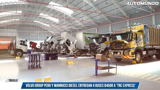 Volvo Group Peru y Mannucci Diesel entregan 4 buses B450R a 'TRC Express' | Trujillo смотреть онлайн