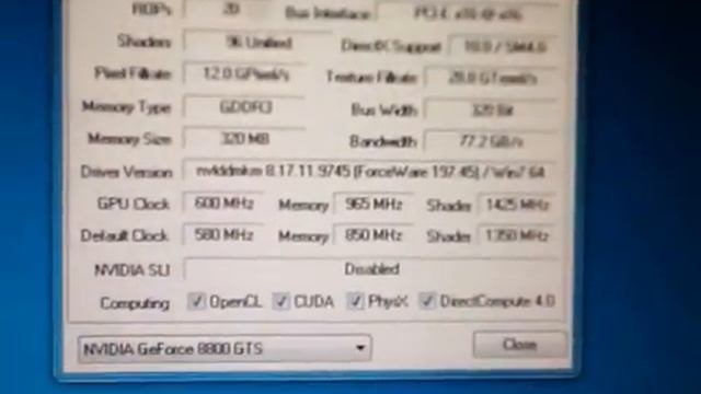 8800GTS Bench OC 6/22/10 смотреть онлайн