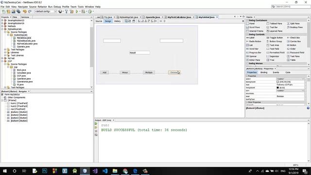 Simple Desktop Application With GUI Using Java swing-10 смотреть онлайн