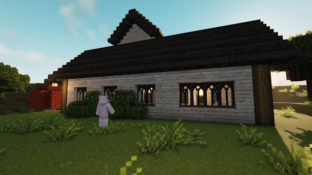 [Minecraft] ?Aesthetic House Tutorial / Cottagecore / Mizuno's 16 Craft Resource Pack смотреть онлайн