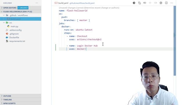 GitHub Actions Workflow + Docker Build & Push (Demo + Giải Thích) смотреть онлайн