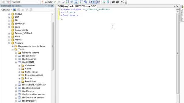 Disparadores o Triggers en SQL Server 2008 смотреть онлайн