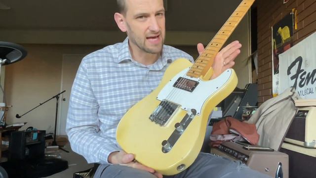 1971 Fender Telecaster W/ 1960s Gibson PAT Humbucker смотреть онлайн